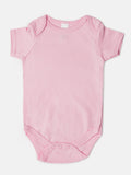 Baby Girl Short Sleeve Bodysuit - Baby Pink