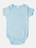 Baby Boy Short Sleeve Bodysuit - Baby Blue
