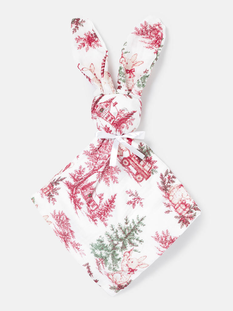 Baby Bunny Comforter - Christmas Print Collection - LIMITED EDITION