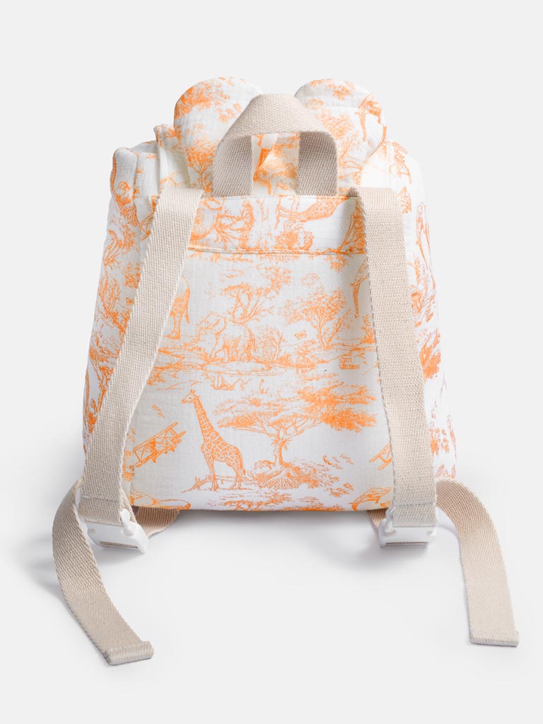 Toddler Safari Collection Rucksack - Orange