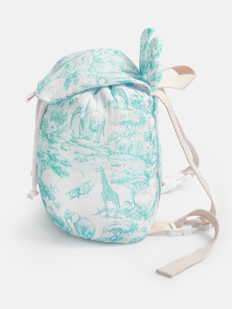 Toddler Safari Collection Rucksack - Mint Green