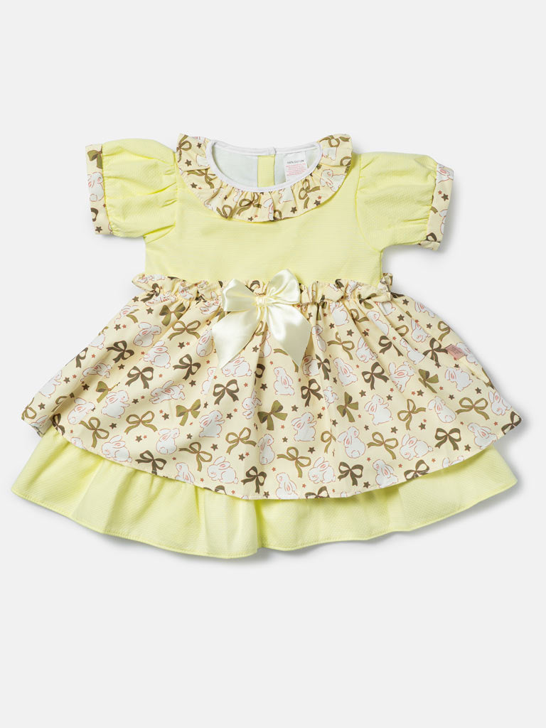 Baby Girl Irina Collection Spanish Dress - Lemon Yellow