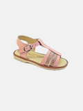 Baby Girl Aladino Spanish Glitter Strap Sandals - Rose Pink