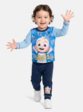 Cocomelon Star Baby Boy Long Pyjama Set - Blue