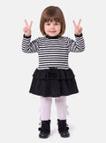 Baby Girl Carlota Collection Knitted Dress - Black