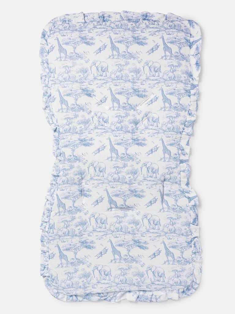 Baby Safari Collection Car Seat Liner - Baby Blue