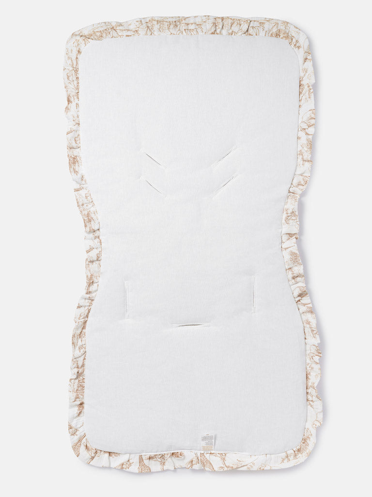 Baby Safari Collection Car Seat Liner - Beige