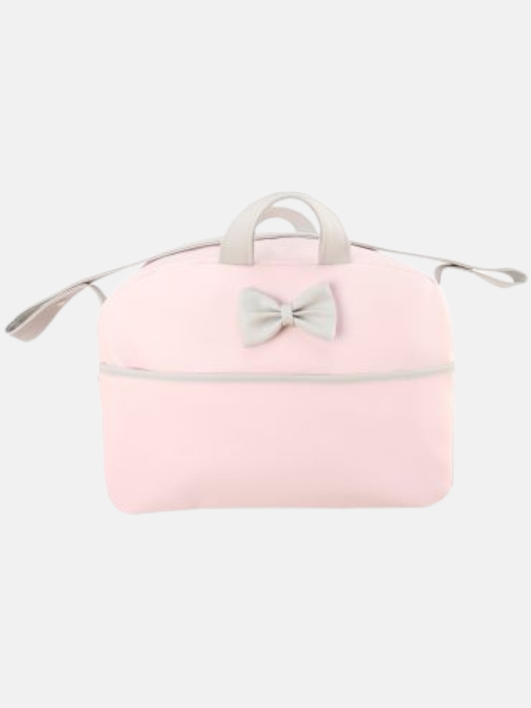 Spanish Changing Bag with Bow - Pink