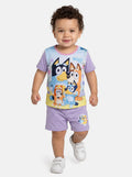 BLUEY Baby Boy Short Pyjama Set - Purple