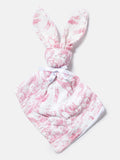 Baby Safari Collection Bunny Comforter - Baby Pink