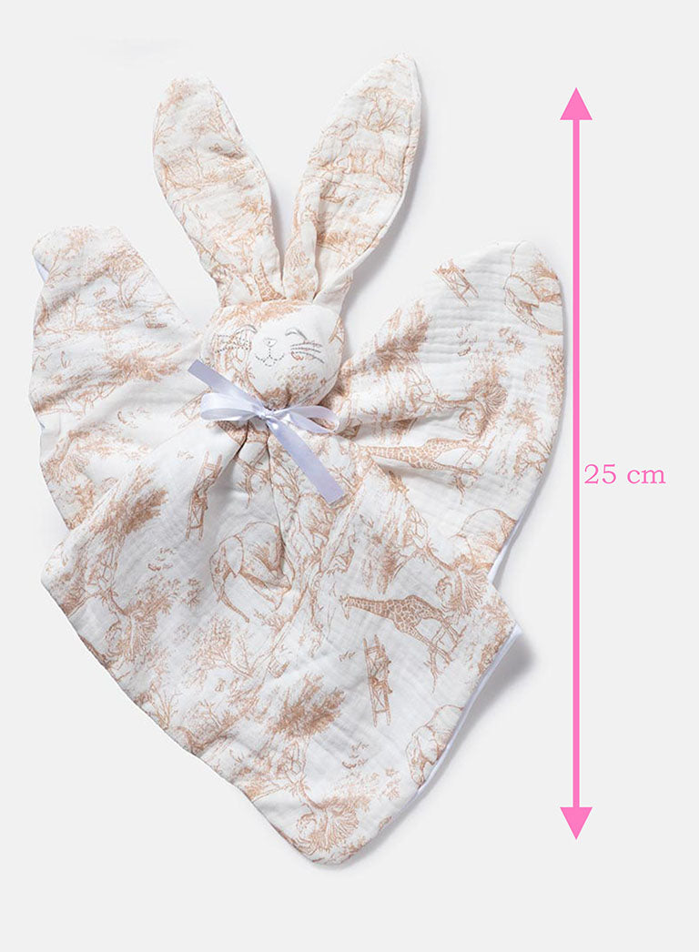 Baby Safari Collection Bunny Comforter - Beige