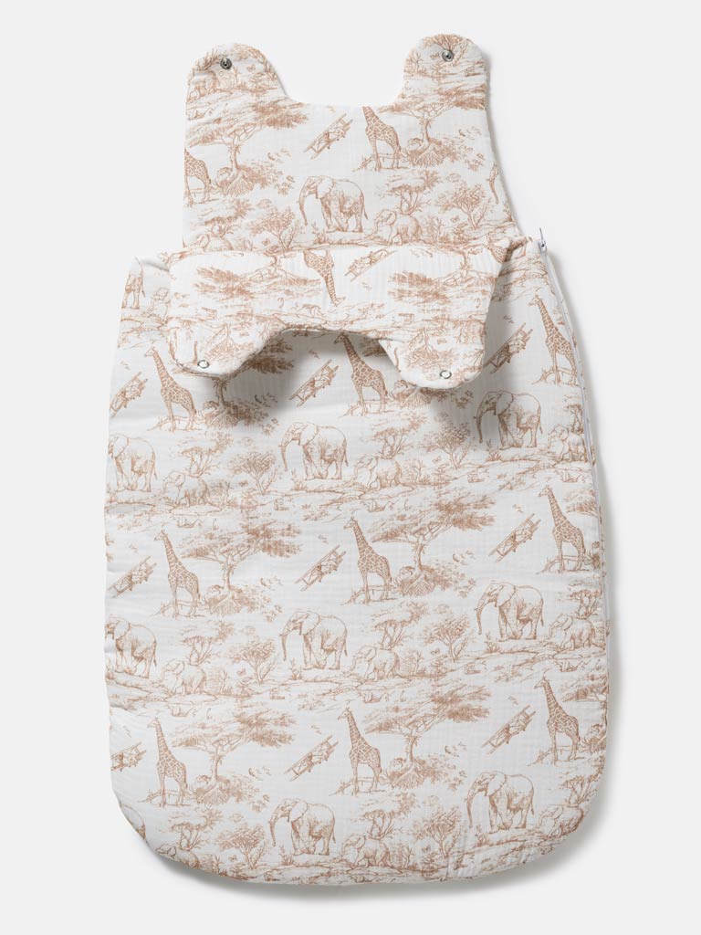 Baby Safari Collection Sleeping Bag - Beige