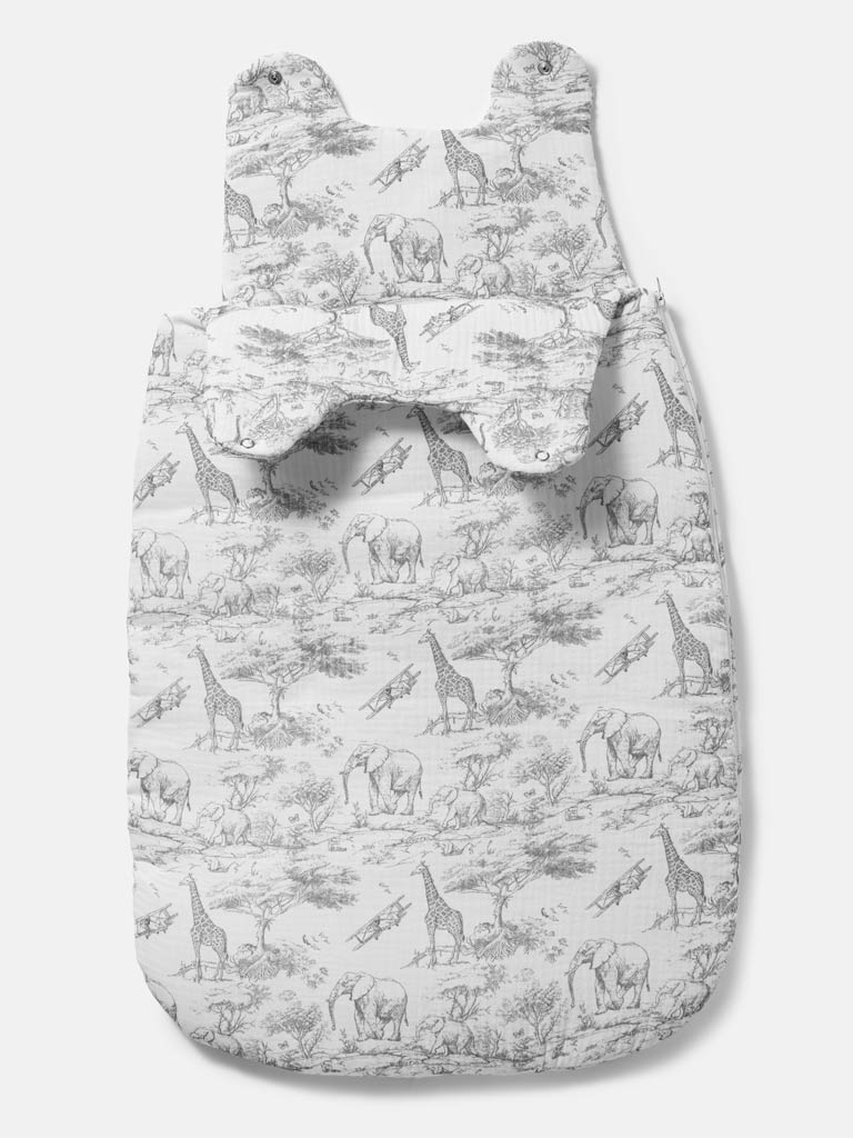 Baby Safari Collection Sleeping Bag - Grey