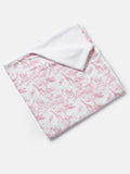 Baby Safari Collection Blanket - Baby Pink