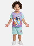 BLUEY Baby Boy Short Pyjama Set - Mint Blue