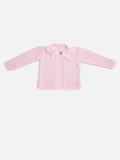 Baby Girl Cardigan with 2 Big Bows - Baby Pink