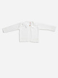 Baby Girl Cardigan with 2 Big Bows - White