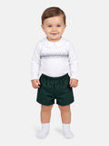 Baby Boy Lucero Collection 2-Piece Smocked Top & Jam Pants Set - Emerald Green