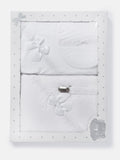 Newborn Essentials Duo Towel 4-Piece Gift Box Set - White