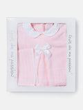 Baby Girl 3-Piece Knitted Flare Top Gift Box Set - Baby Pink