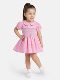 Baby Girl Marina Collection Smocked Dress - Hot Pink