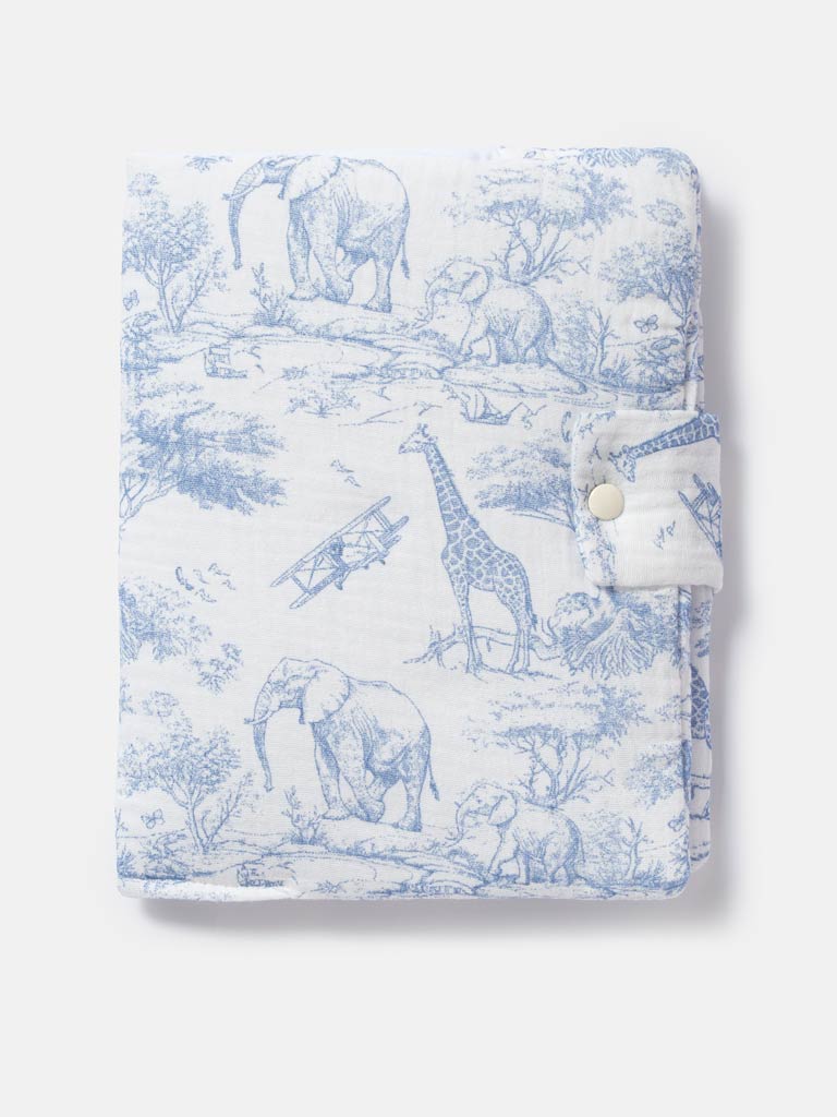 Baby Safari Collection Diary Cover - Baby Blue