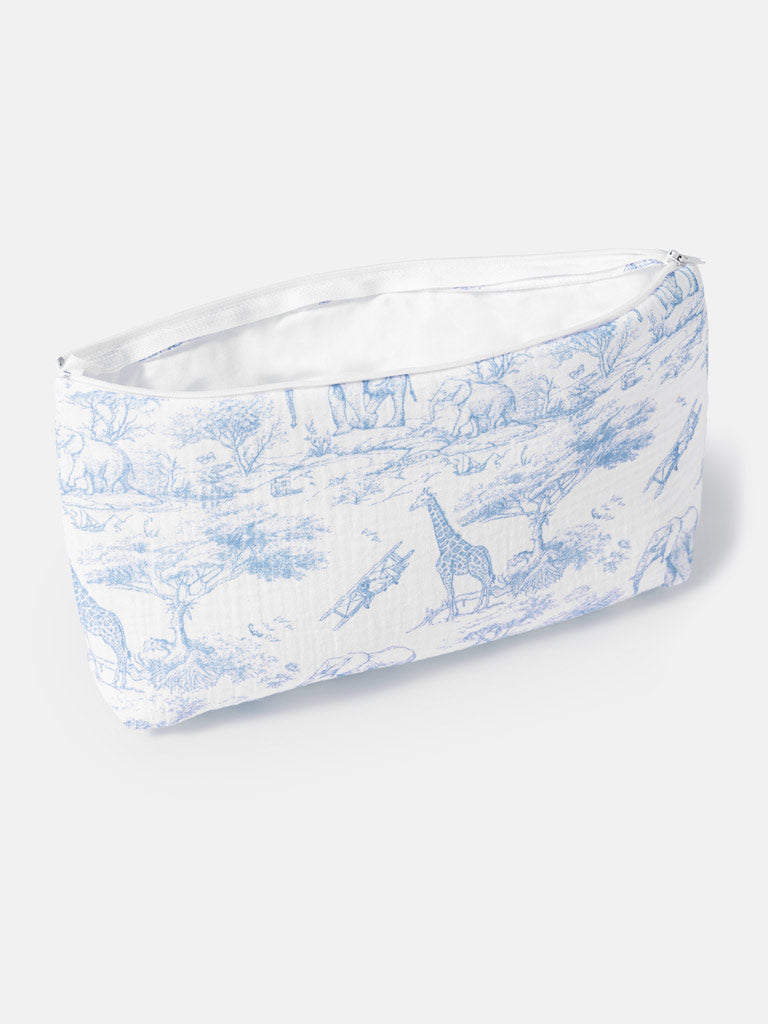 Safari Collection Wash Bag - Baby Blue