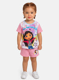 Gabby's Dollhouse Baby Girl Short Pyjama Set - Pink