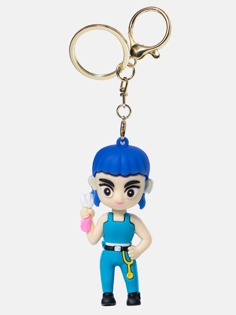 K-POP DEMON HUNTERS Silicone Keychain Figure with Detachable Chain - Single Blind Box