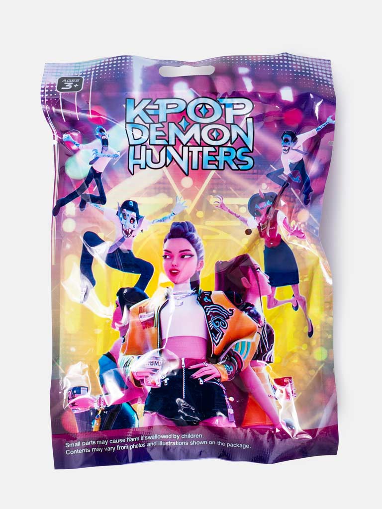 K-POP DEMON HUNTERS Doll + 3 Trading Cards - 5+1 Free Blind Box