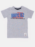 Boys BHPC Print Activewear T-Shirt – Gray