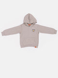Boys "Free Planet" Print Hoodie – Beige