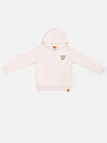 Boys "Free Planet" Print Hoodie – Cream