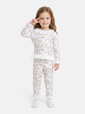 Girl Safari Collection 2-Piece Cotton Pyjama Set - Beige