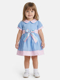Baby Girl Marisol Spanish Dress - Baby Blue