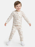 Boy Safari Collection 2-Piece Pyjama Set - Beige