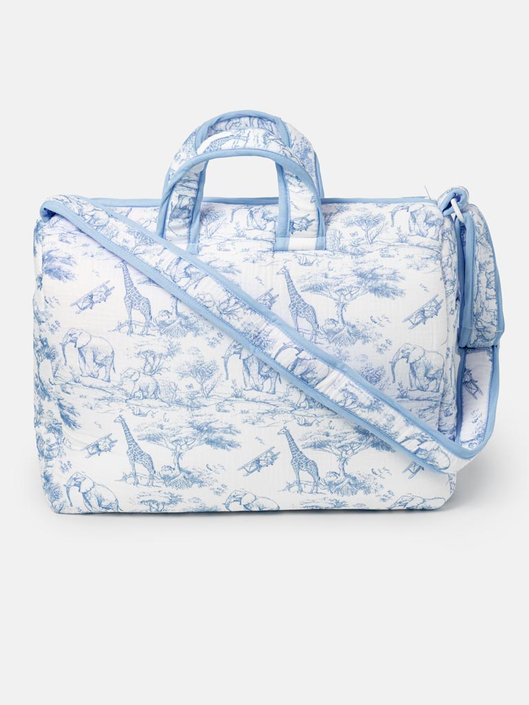 Safari Collection Changing Bag - Baby Blue