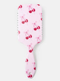 Mommy Hair Brush with Cherry Print - Pink