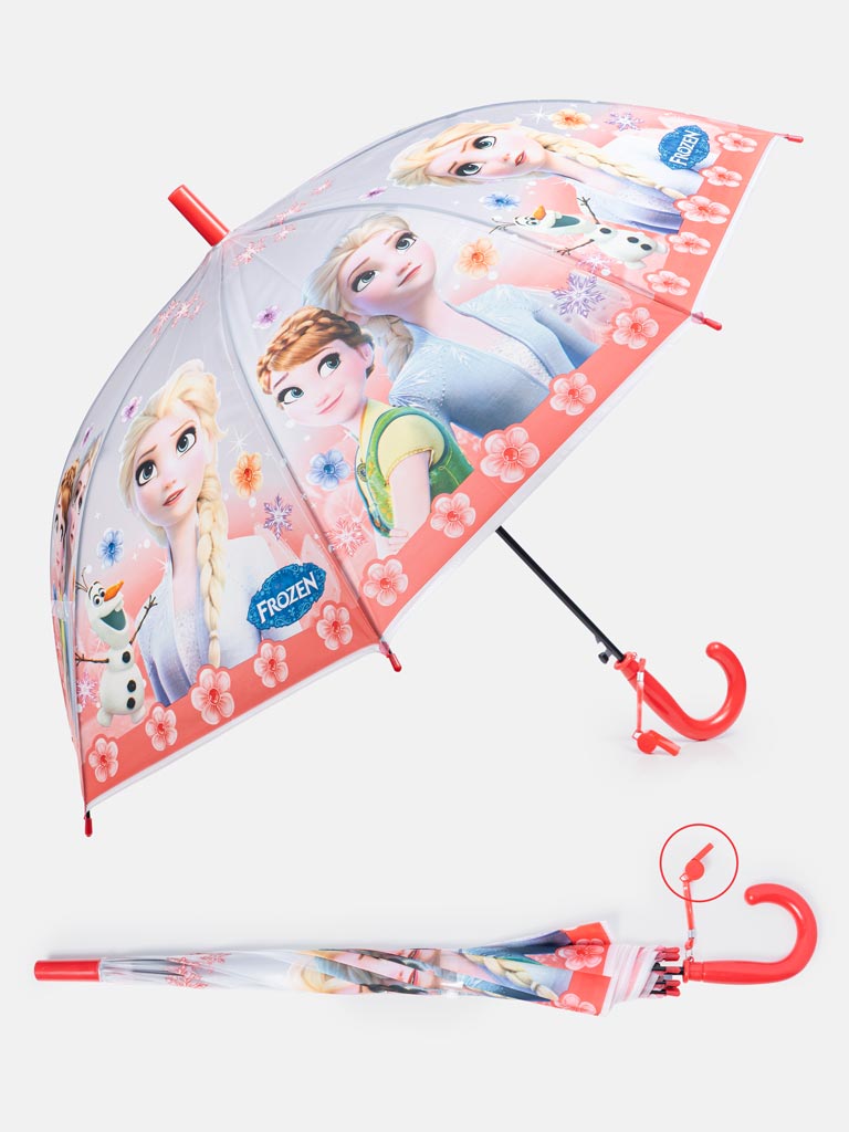 "Frozen" Cartoon Kids' Umbrella with Whistle