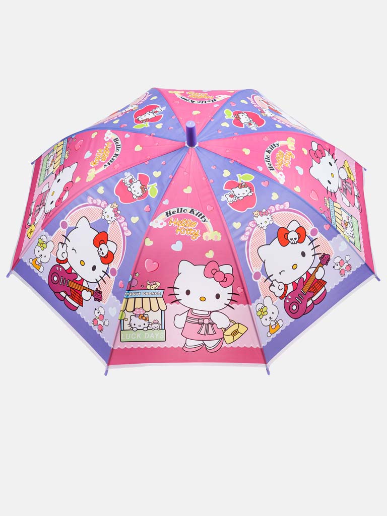 "Hello Kitty" Cartoon Kids' Umbrella with Whistle