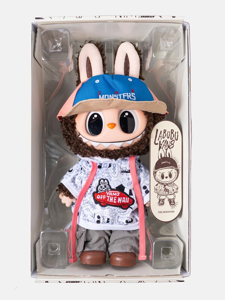 LABUBU Vinyl Face Plush Doll + Card (40cm) - VAN8 - Unofficial item