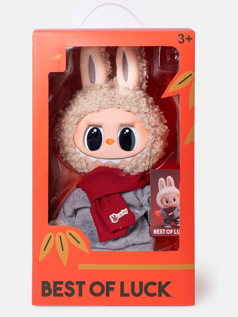 LABUBU Vinyl Face Plush Doll + Card (40cm) - BEST OF LUCK - Unofficial item
