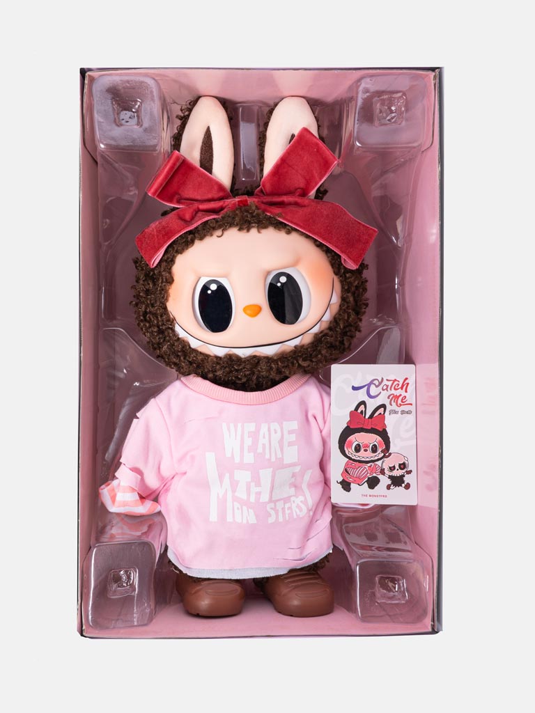 LABUBU Vinyl Face Plush Doll + Card (40cm) - CATCH ME IF YOU LIKE ME - Unofficial item