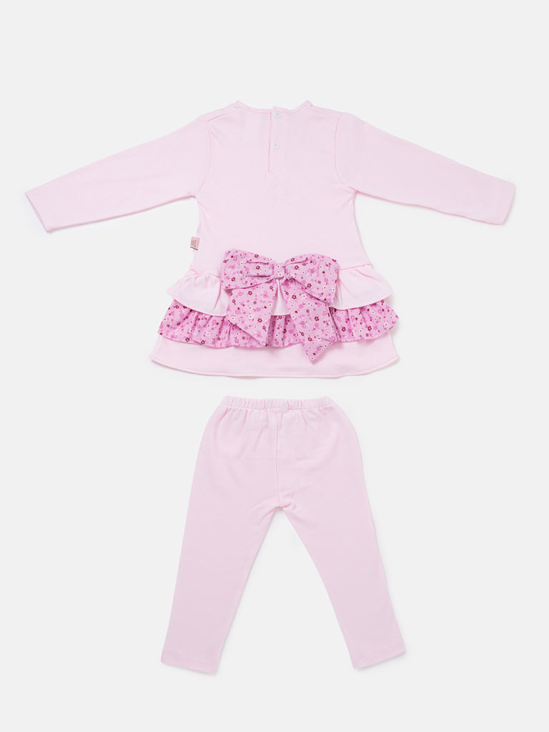 Baby Girl Top & Leggings Set - Carousel Collection - Pink