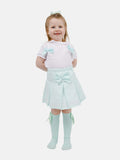 Baby Girl Alba Collection 2-piece Spanish Set - Aqua