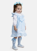 Baby Girl 2-Piece School Uniform Set - Baby Blue