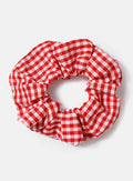 Baby Girl School Hair Scrunchie - Red