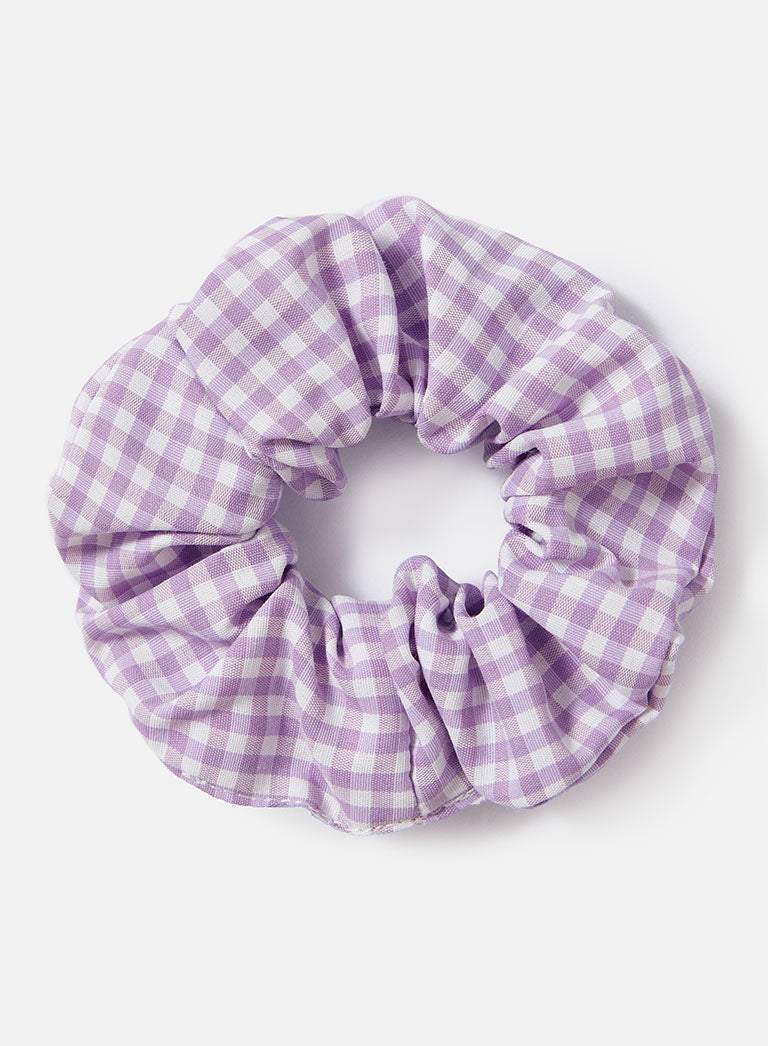 Baby Girl School Hair Scrunchie - Purple