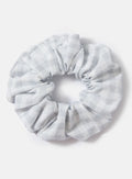 Baby Girl School Hair Scrunchie - Grey