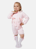 Baby Girl Bella Collection 3-piece Spanish Knitted Set - Baby Pink